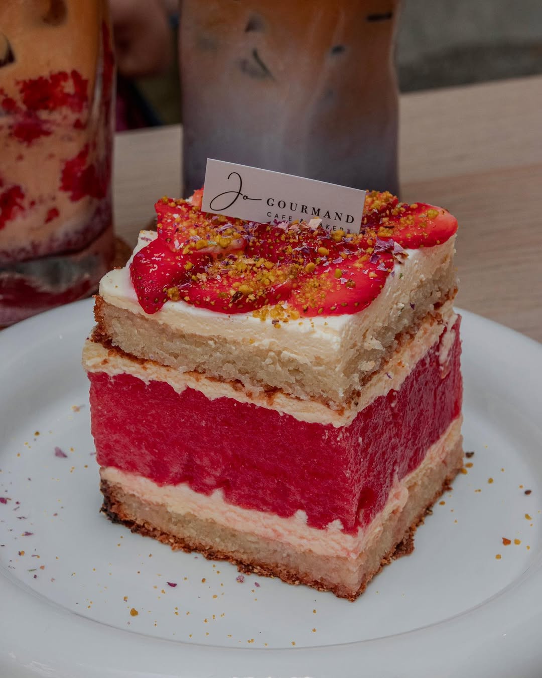 jo gourmand - watermelon cake