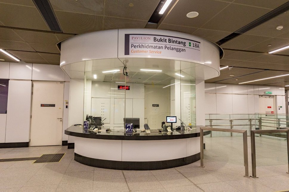 Rapid KL Customer Service counter