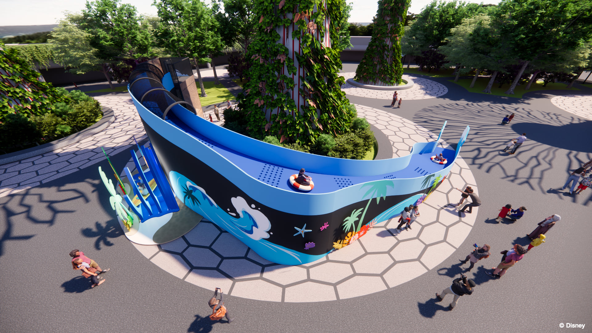 Stitch at Gardens by the Bay Children's Festival 2025 - slide
