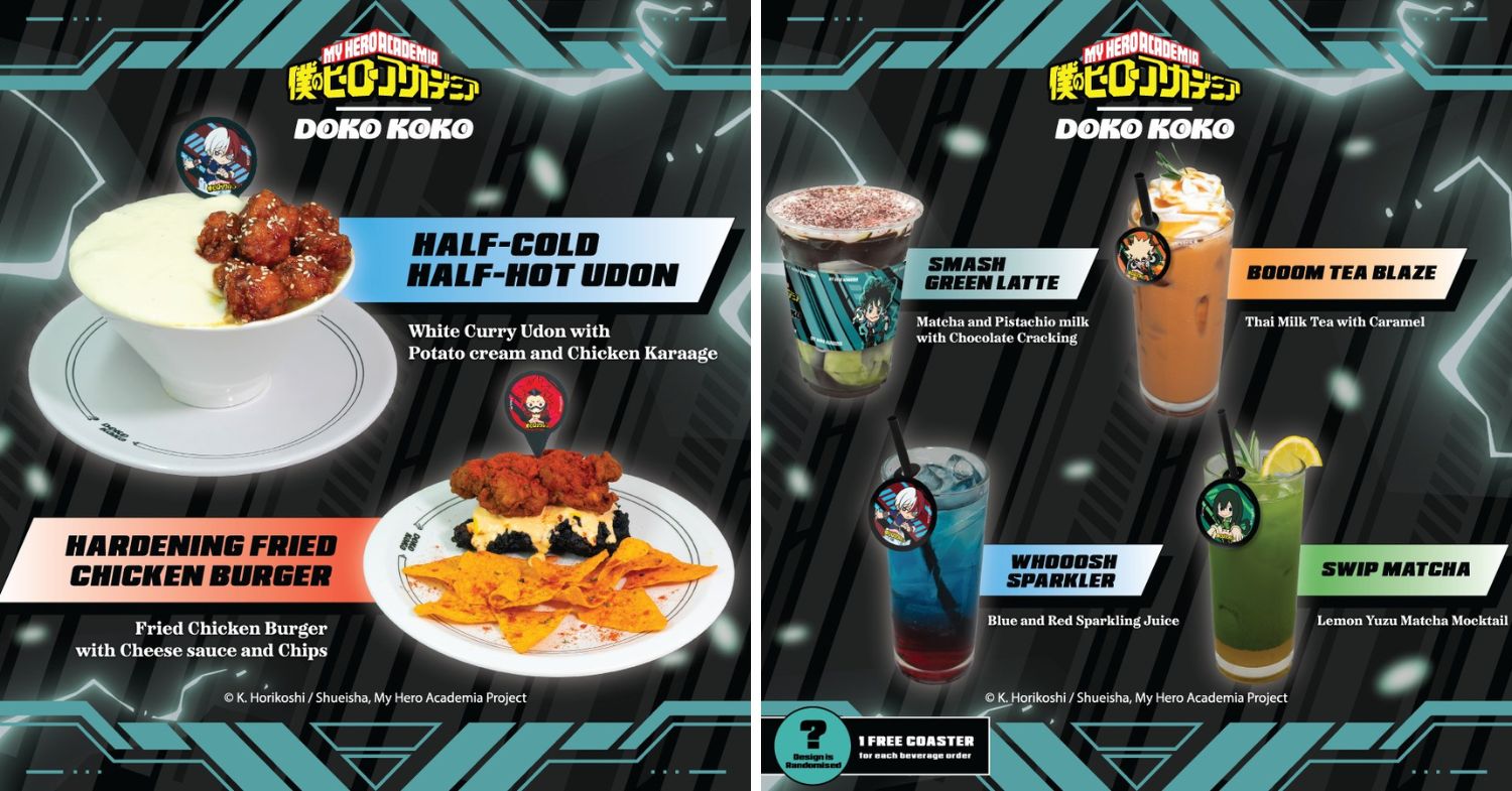 my hero academia doko koko - food