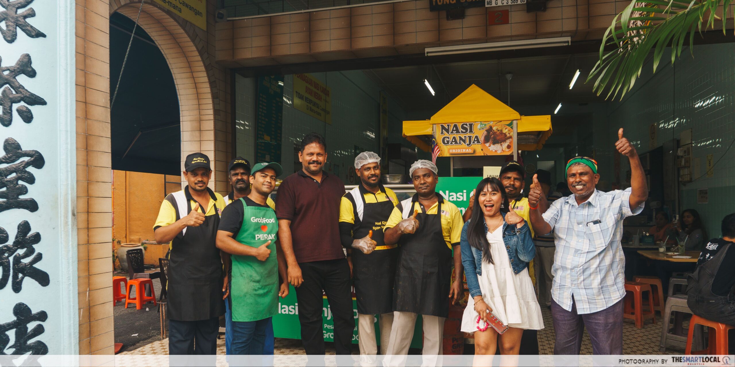 The team behind this famous Nasi Ganja 