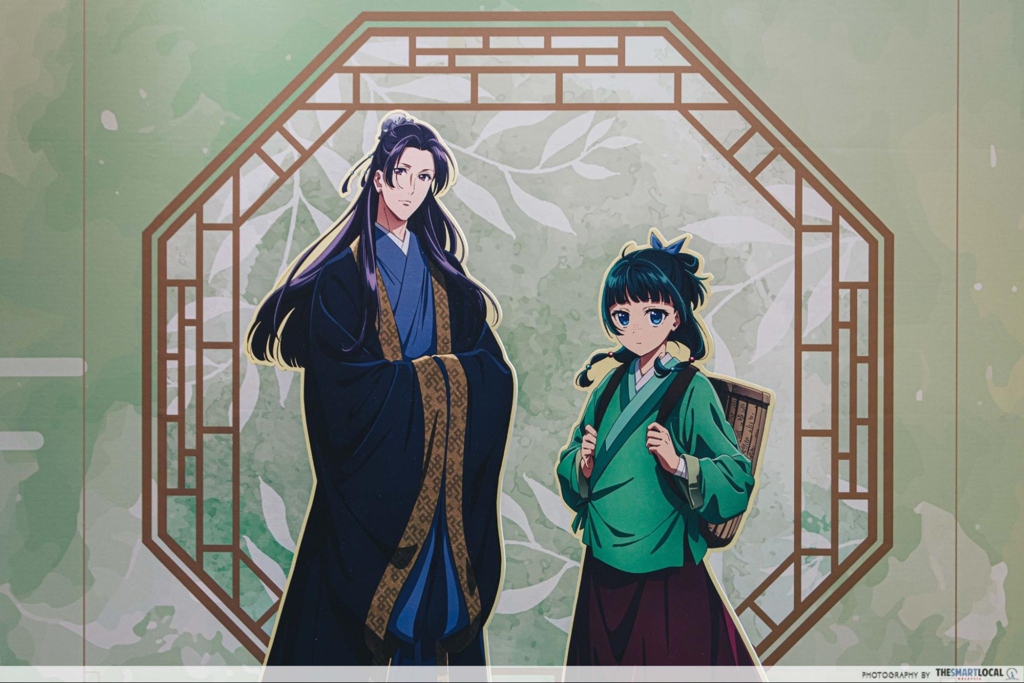 anime pop-ups lalaport - the apothecary diaries