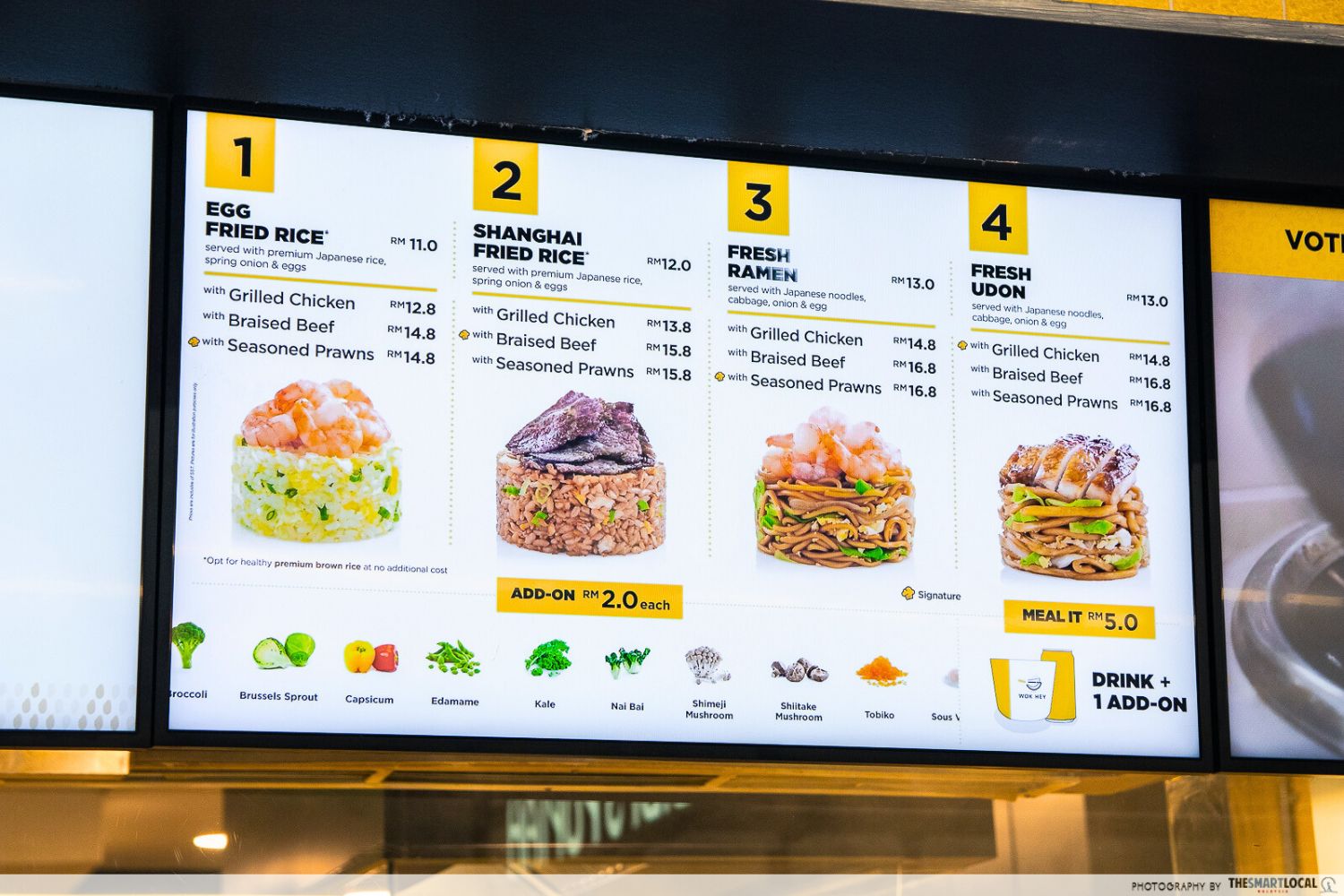 budget food at 1 utama shopping centre - wok hey