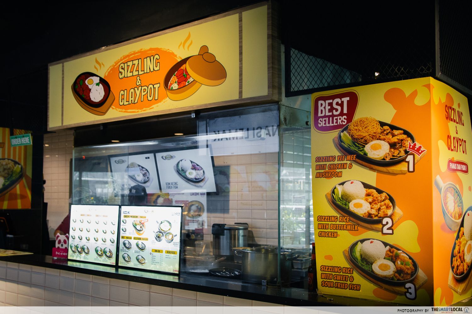 budget food at 1 utama shopping centre - sizzling & claypot
