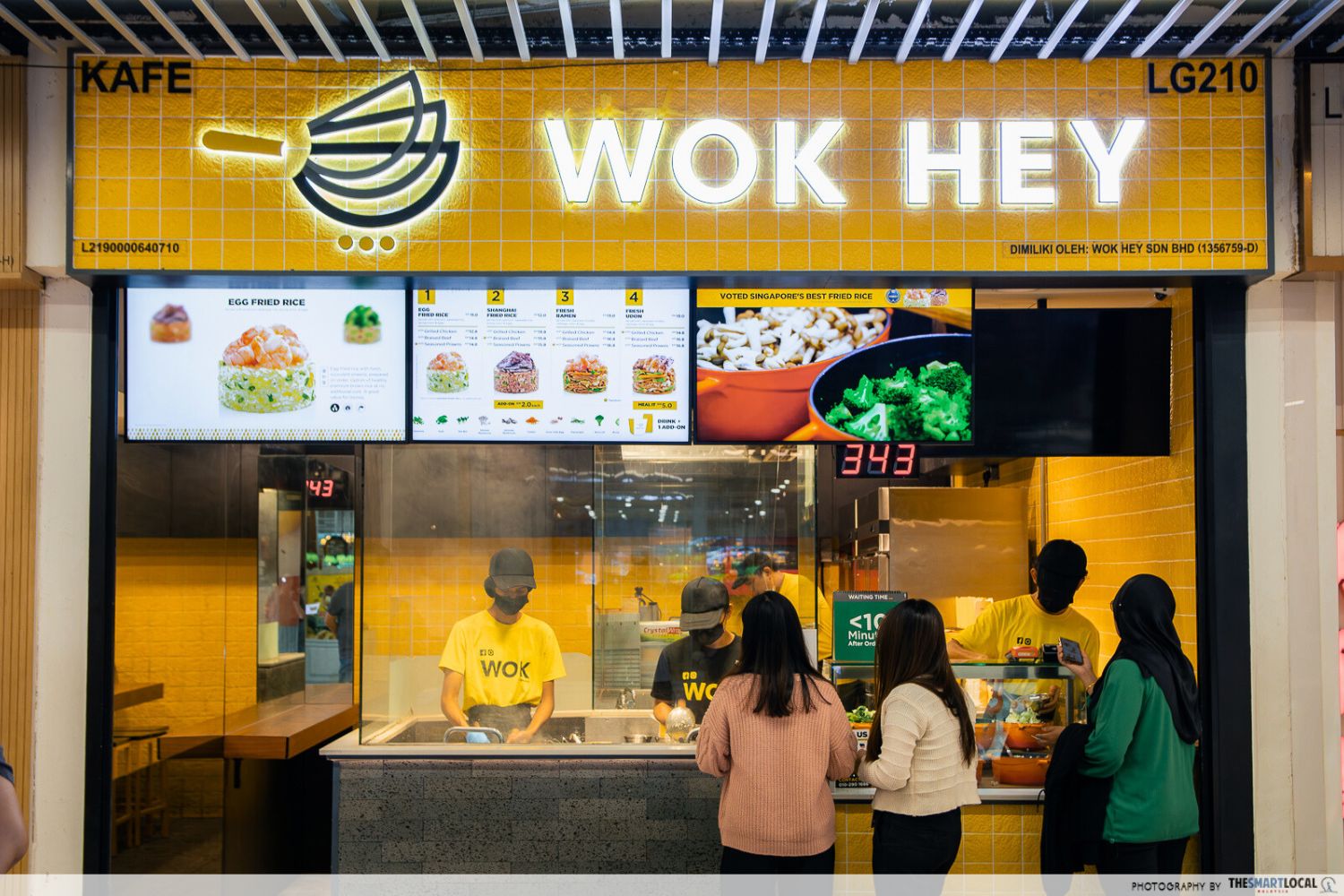 budget food at 1 utama shopping centre - wok hey