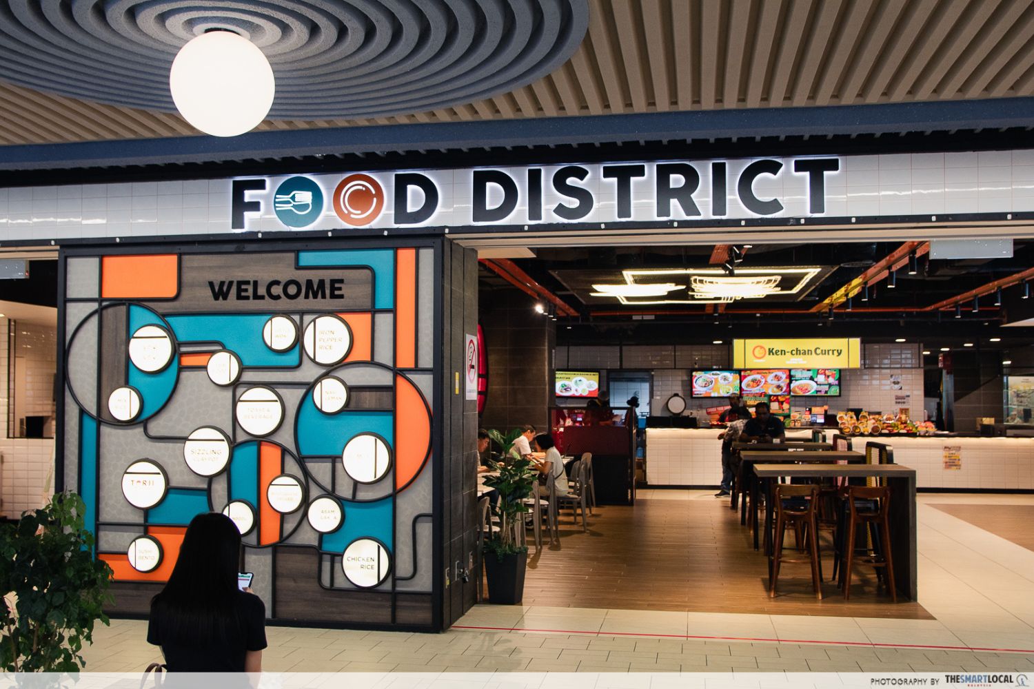 budget food at 1 utama shopping centre - food district