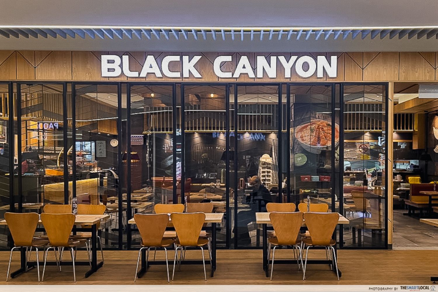 budget food at 1 utama shopping centre - black canyon