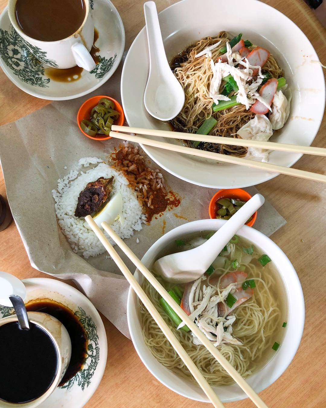 chee meng wantan - wantan mee