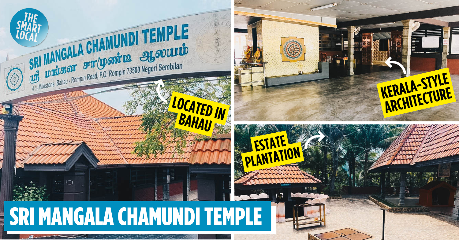Sri Mangala Chamundi Temple: A Kerala Temple With Wooden Facades & Postcard Estate Views In Negeri Sembilan