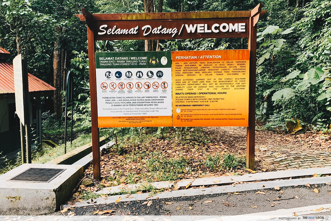 Entrance - A guide to Monkey Bay, Port Dickson