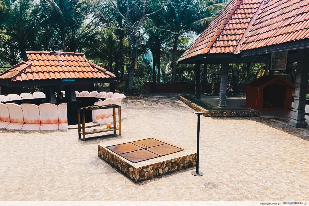 Rubber estate - Sri Mangala Chamundi Temple in Bahau