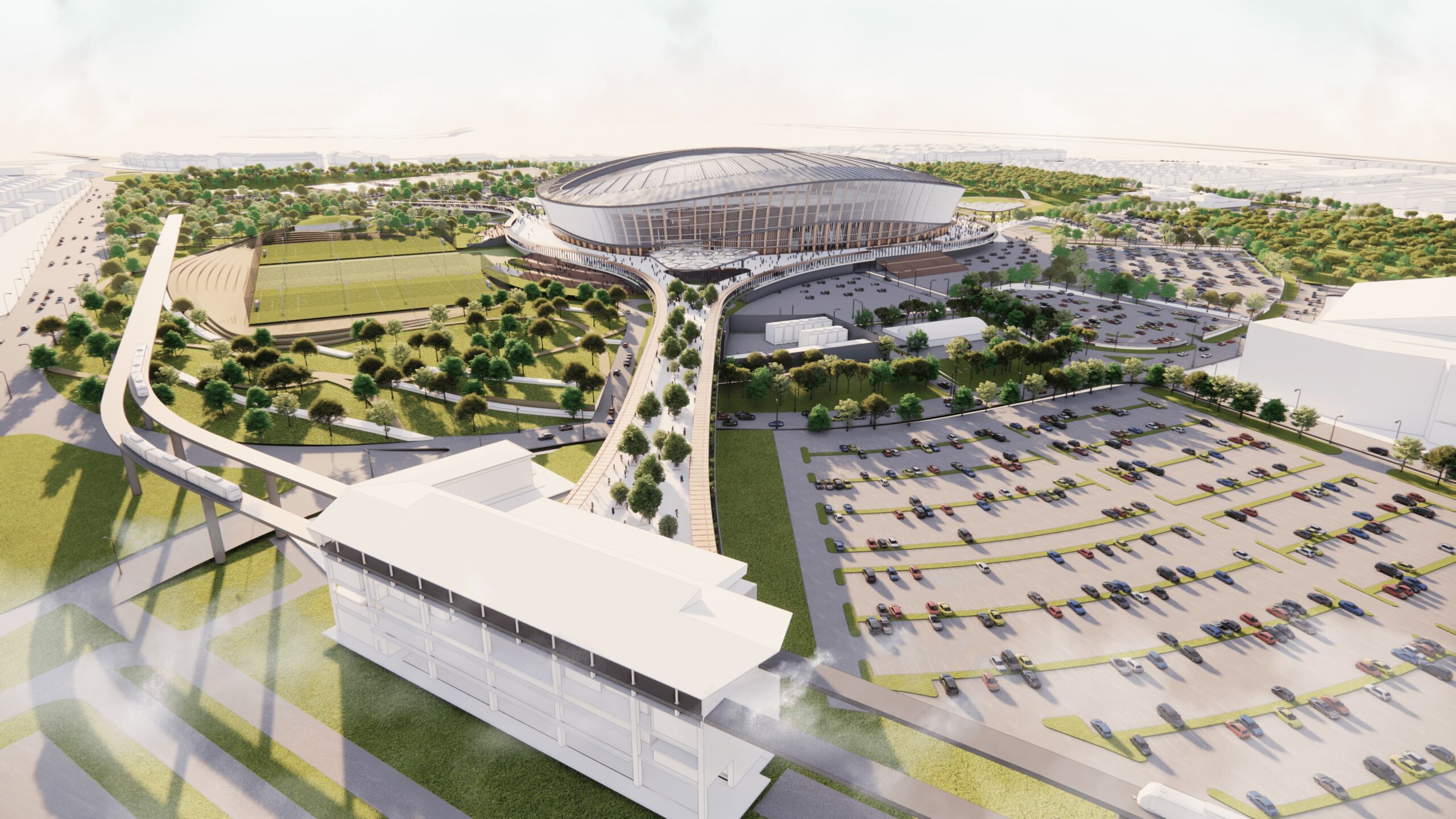 shah alam stadium converted to sports complex - lrt3 connection