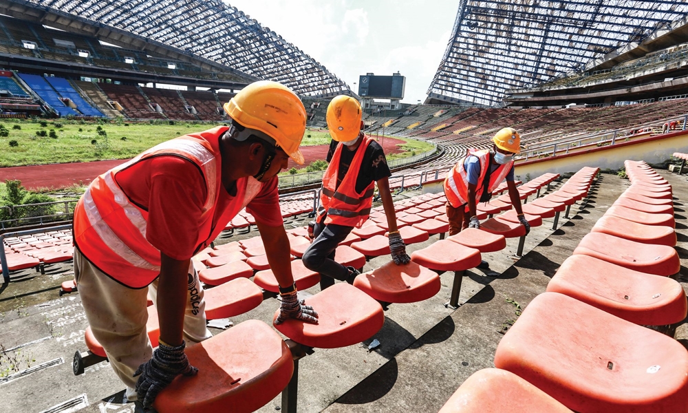 shah alam stadium converted to sports complex - old seats
