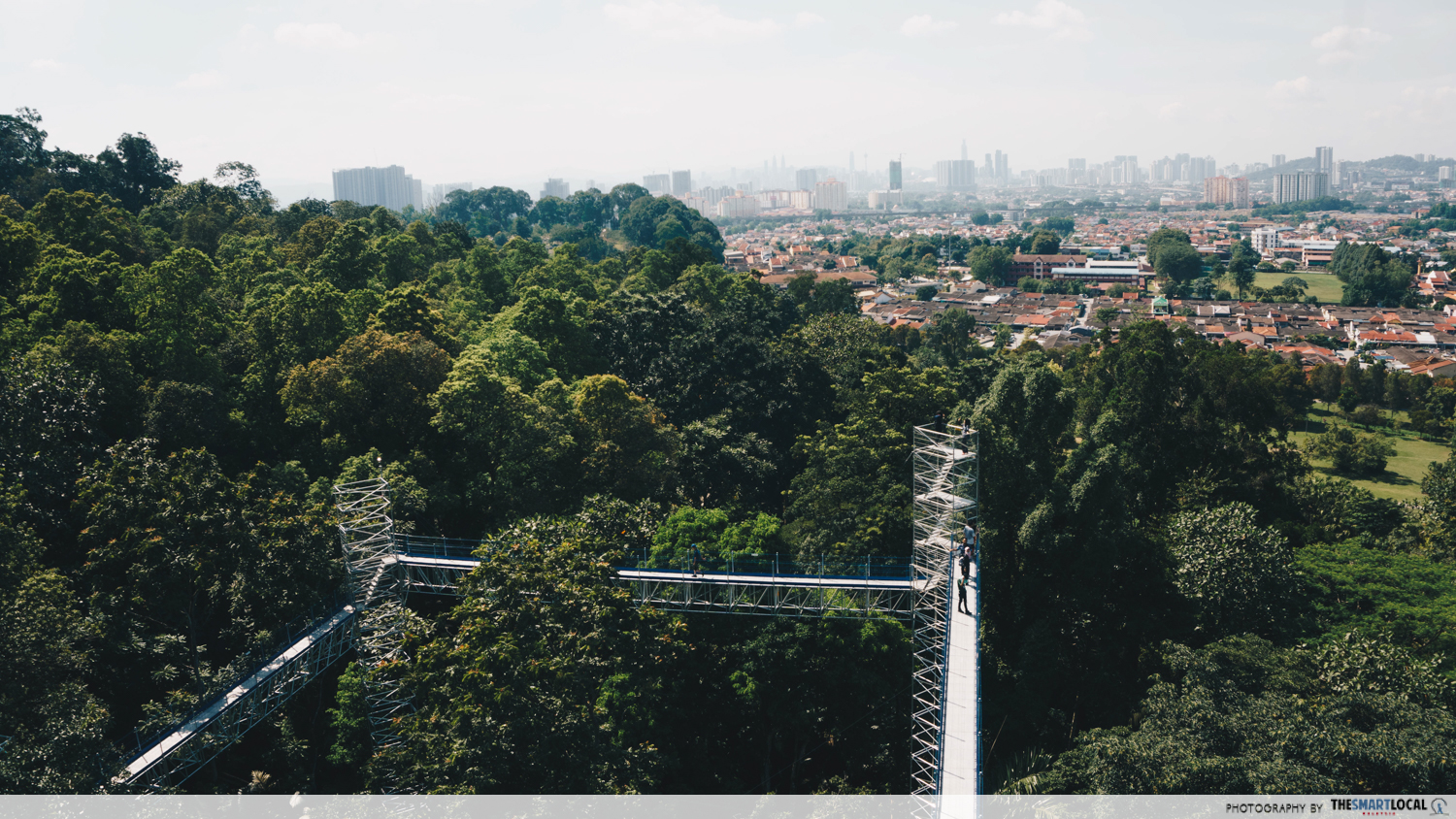 forest skywalk in frim - kl view