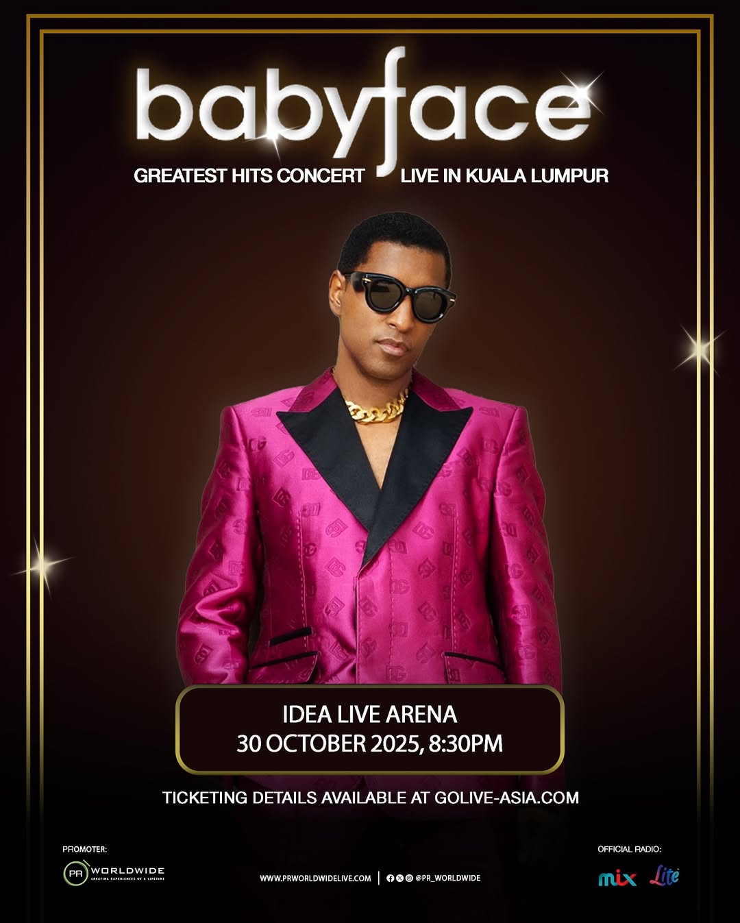 babyface malaysia - tickets