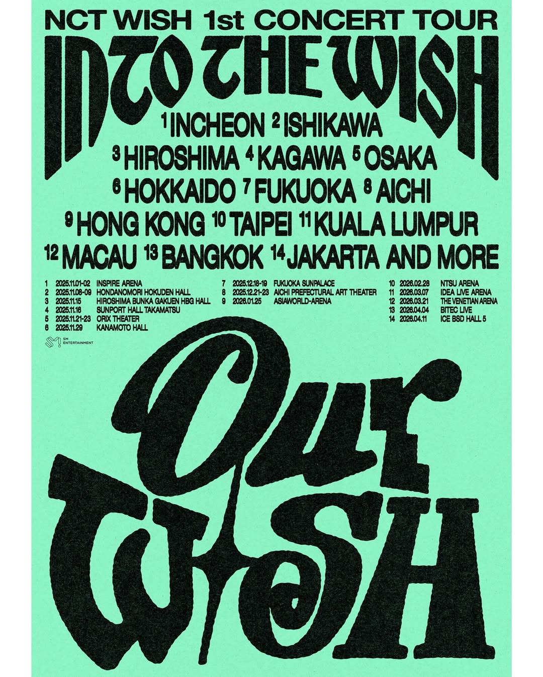 nct wish malaysia - tour