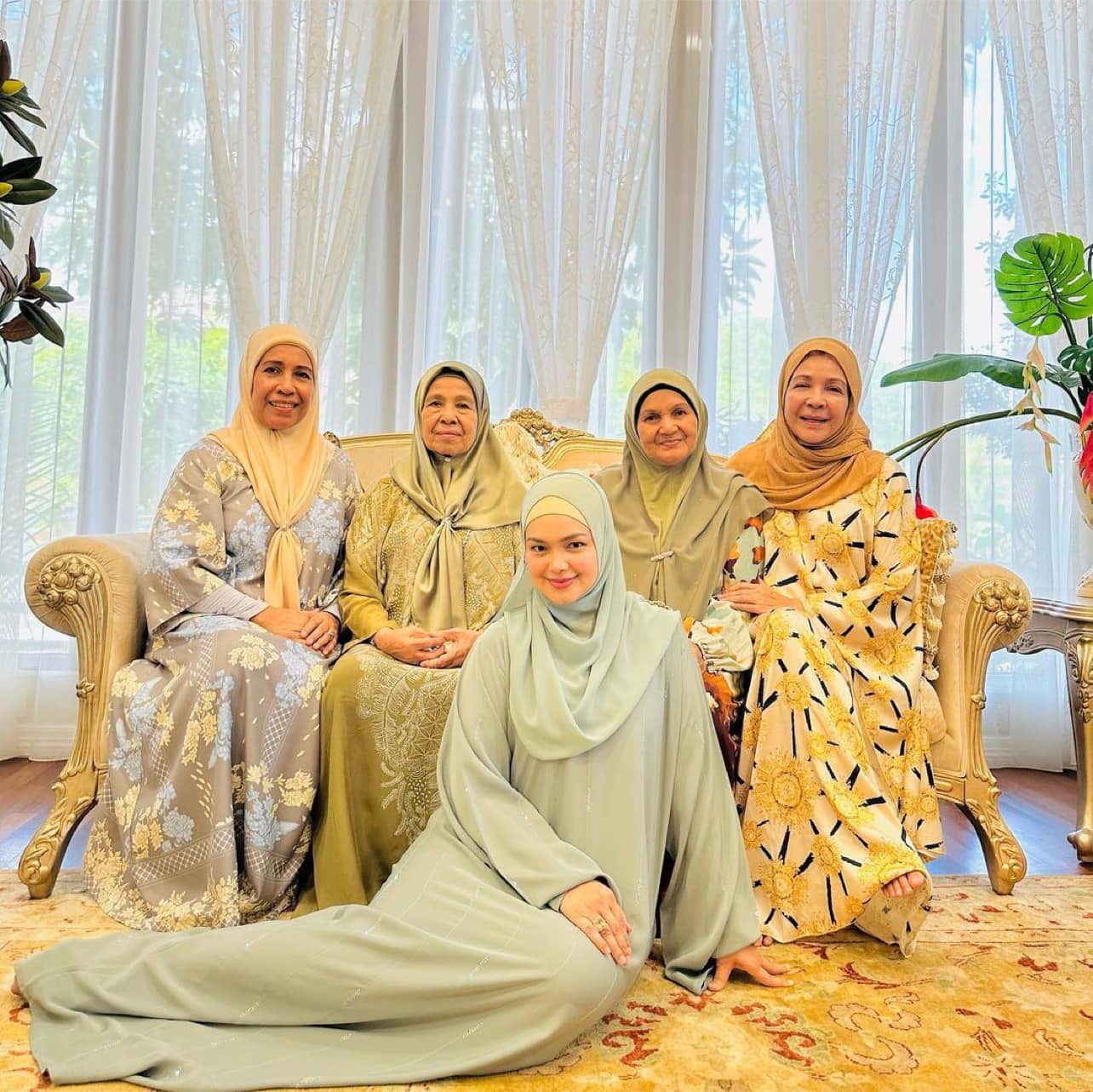 Her family