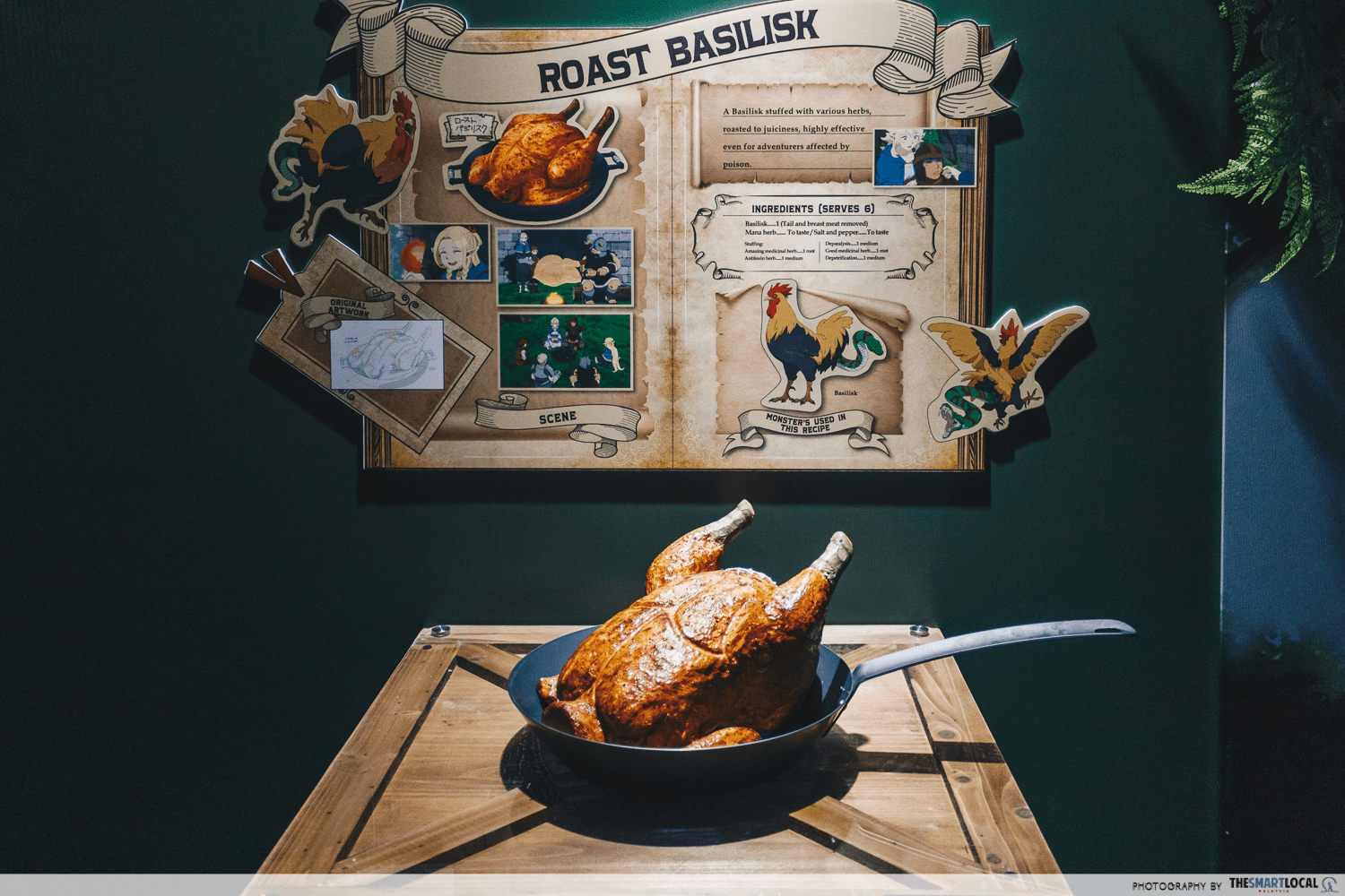 delicious in dungeon exhibition malaysia - food