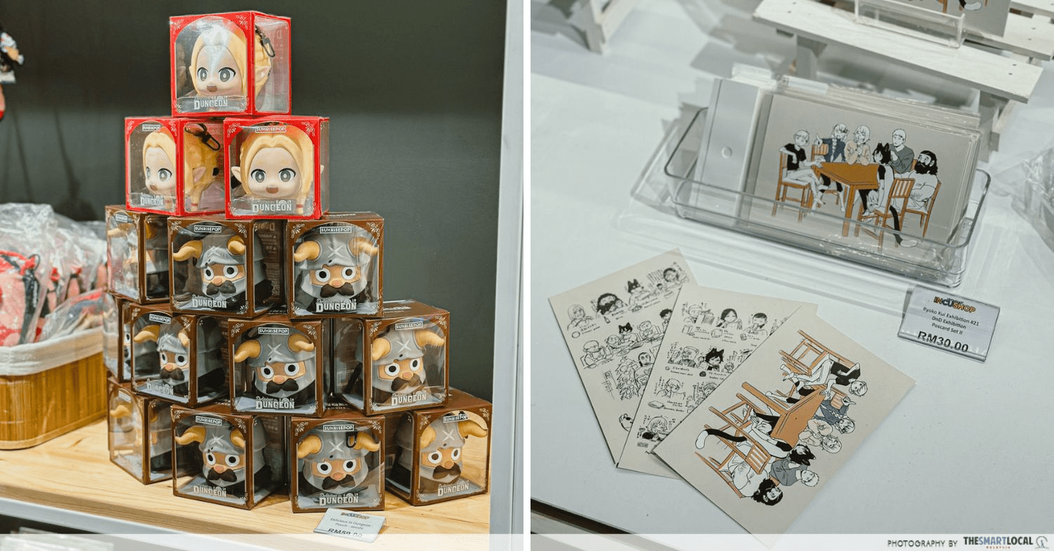delicious in dungeon exhibition malaysia - merch