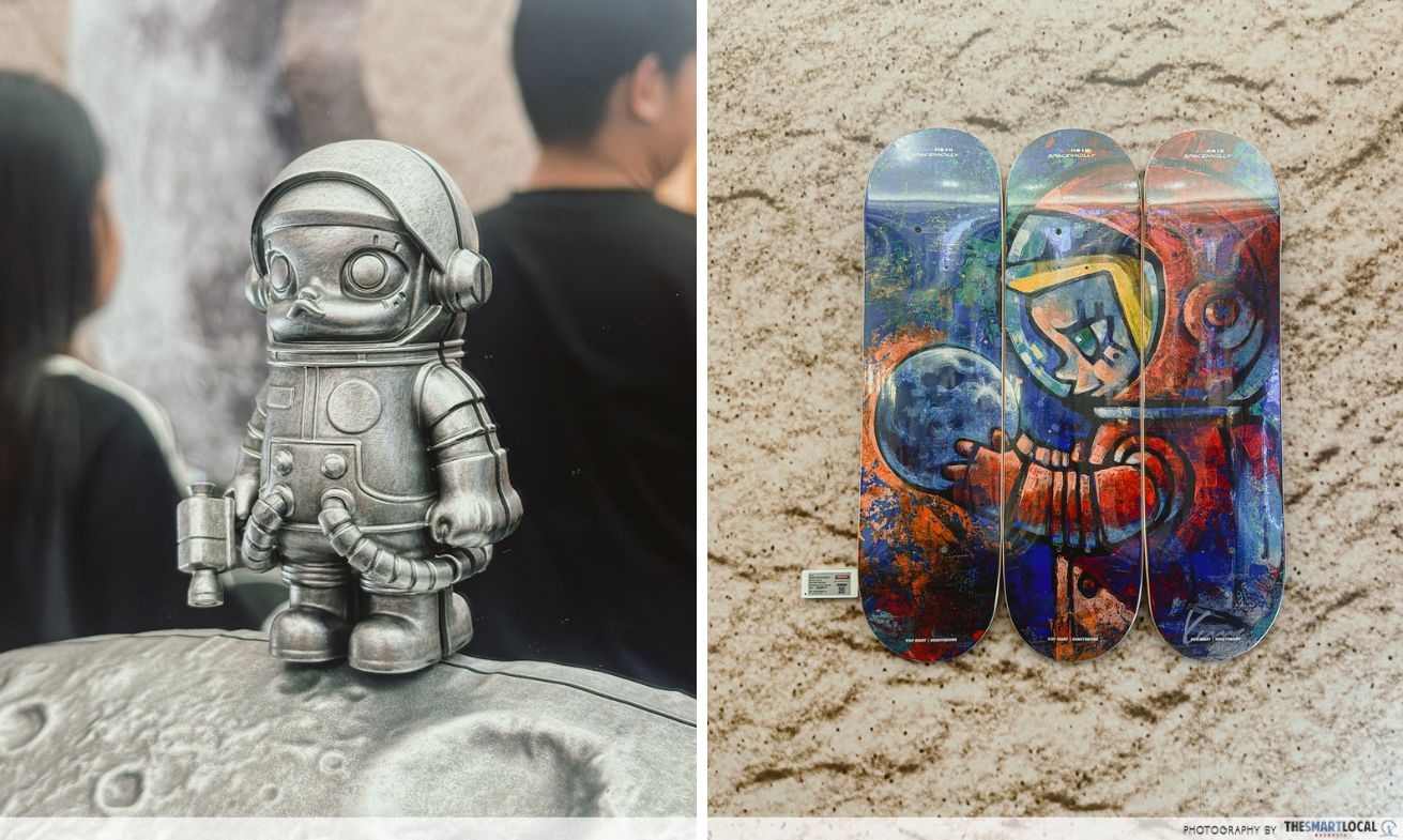 mega space molly hello, moon pop-up malaysia - special items