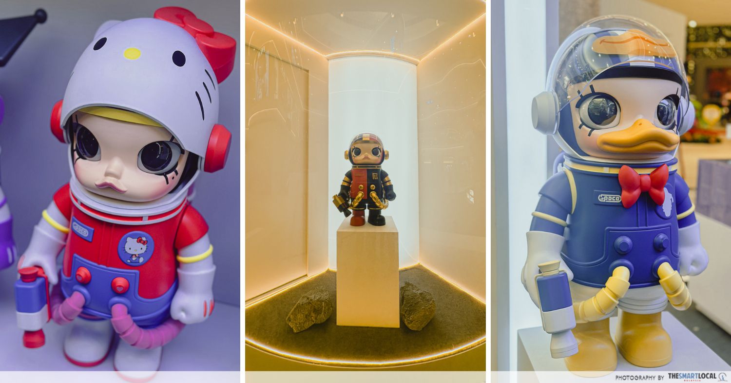 mega space molly hello, moon pop-up malaysia - collabs