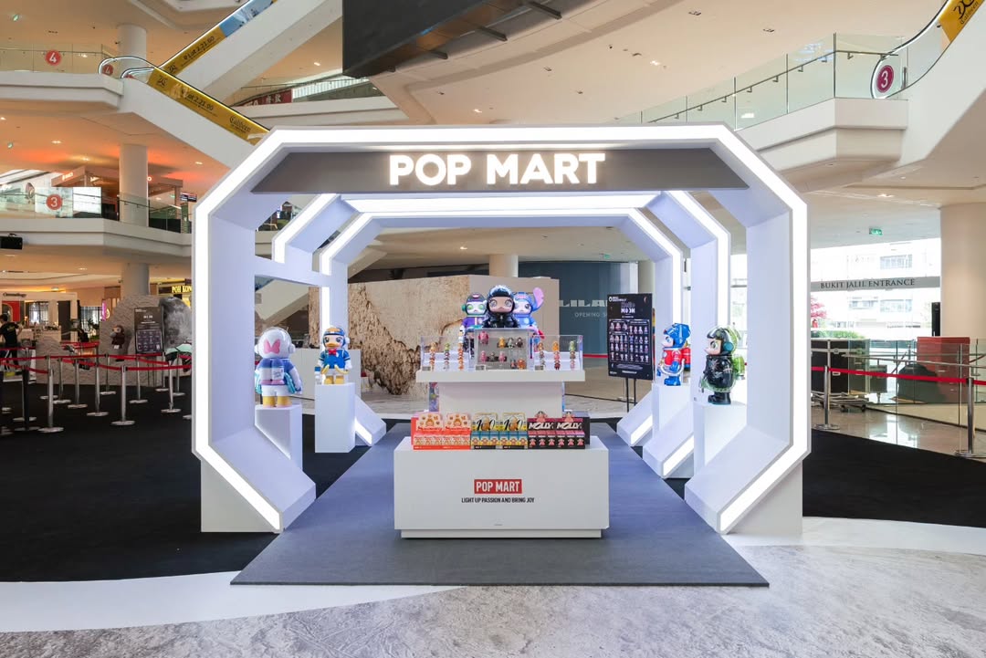 mega space molly hello, moon pop-up malaysia - merch shop