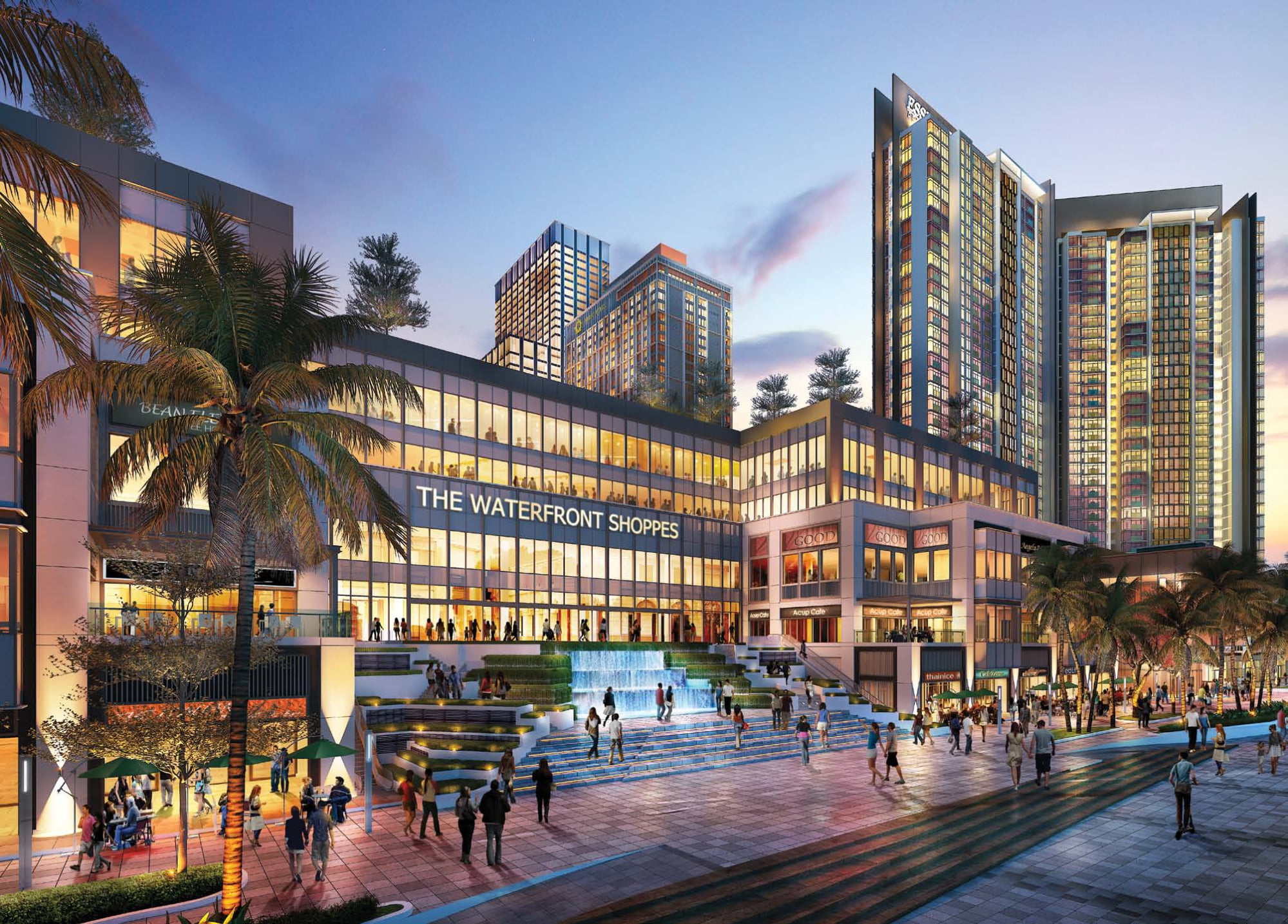 the waterfront shoppes - mall in penang