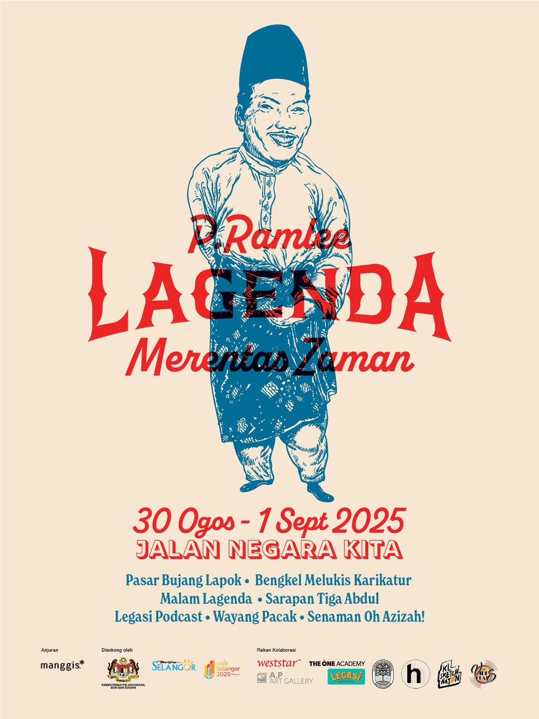 merdeka 2025 events - p ramlee