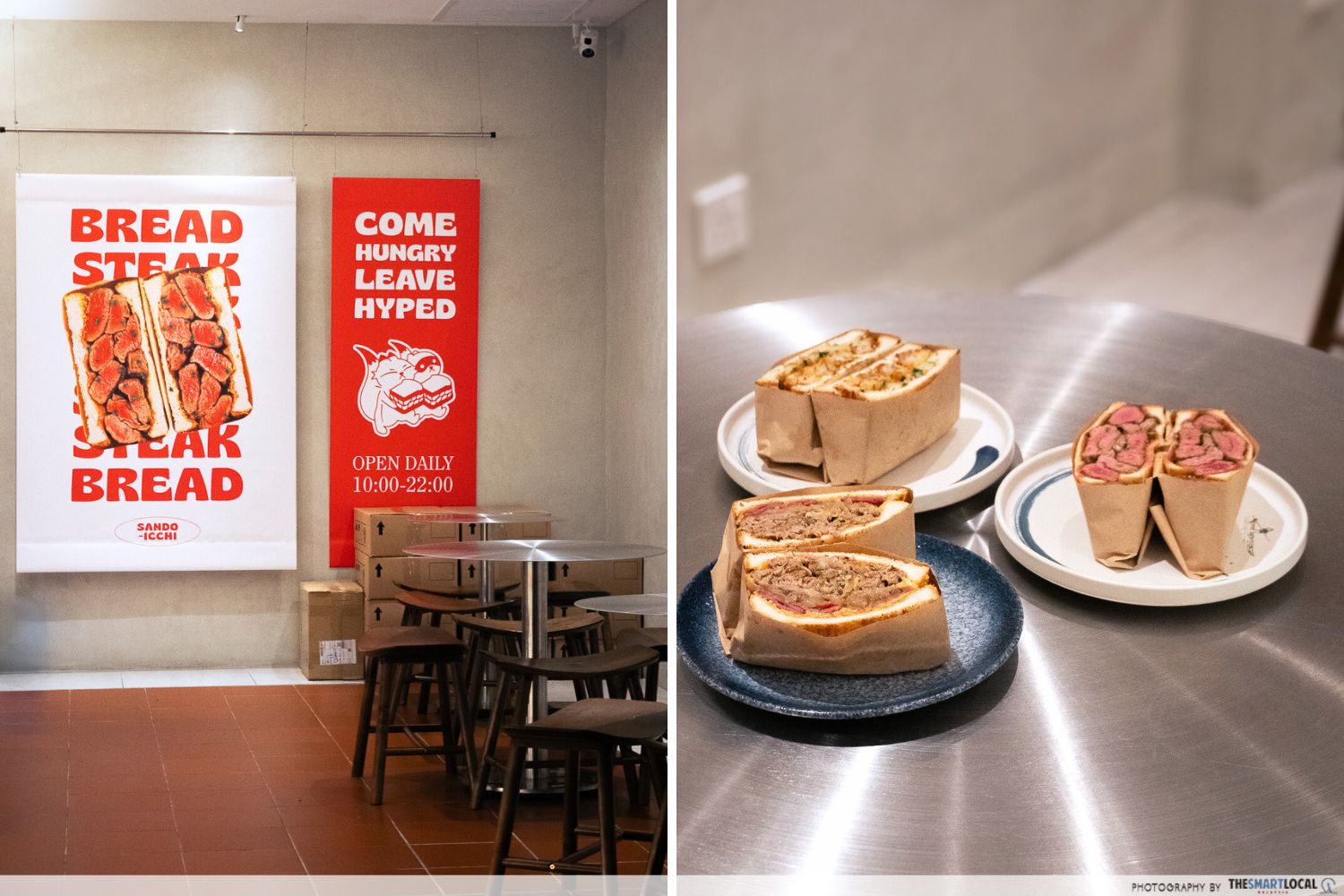 sando icchi publika - sandwiches and ambience