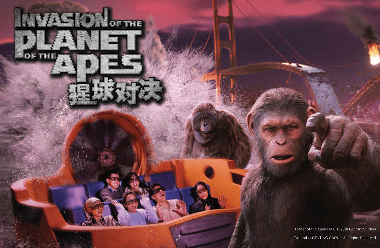 genting skyworlds - planet of the apes