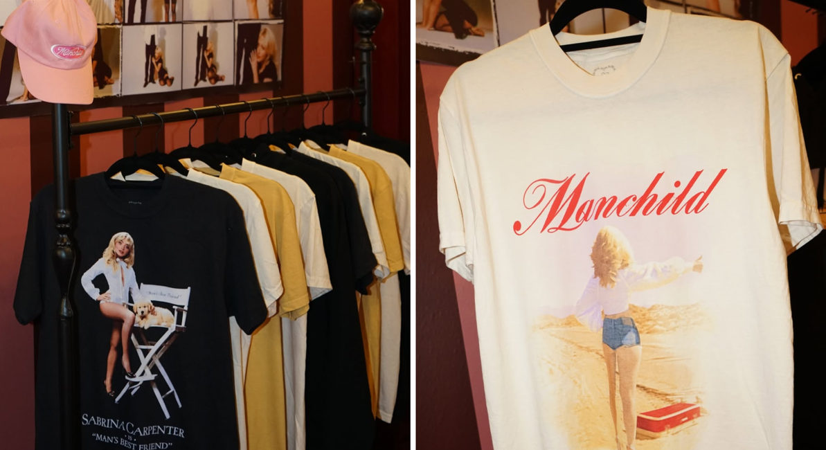 sabrina carpenter pop-up - merch