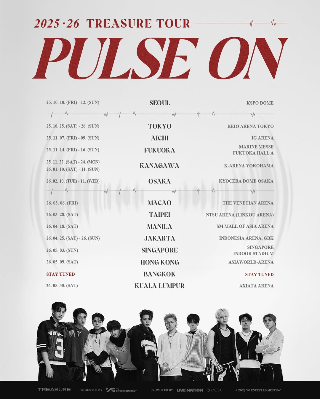 treasure malaysia - pulse on tour