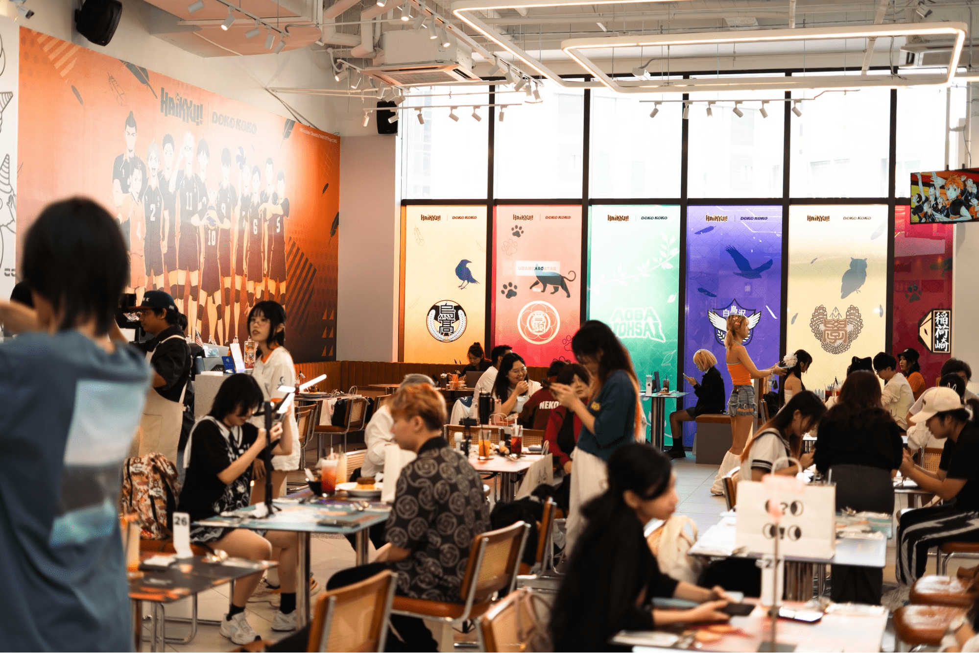 haikyuu anime cafe
