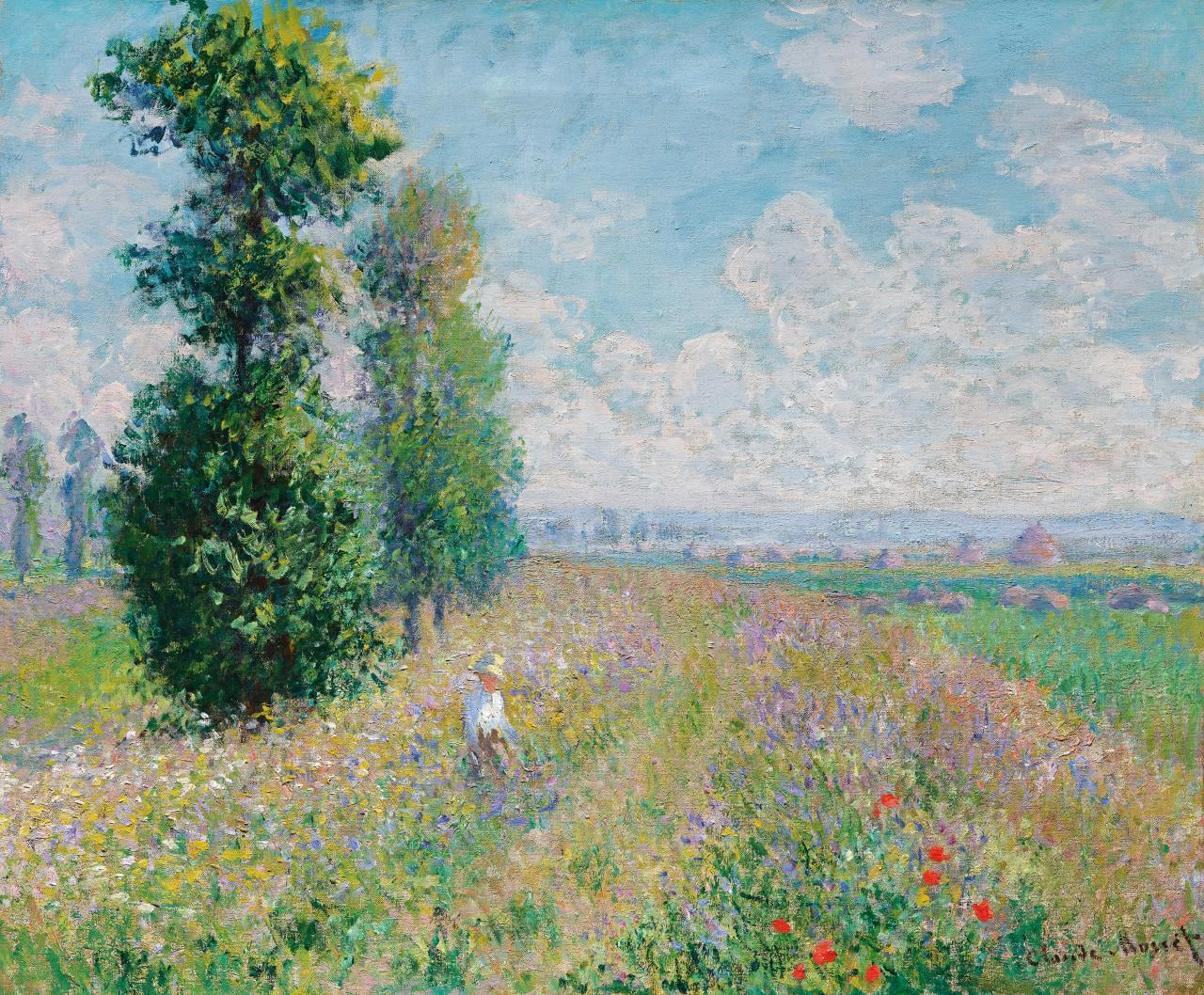 french impressionist singapore - poppy field