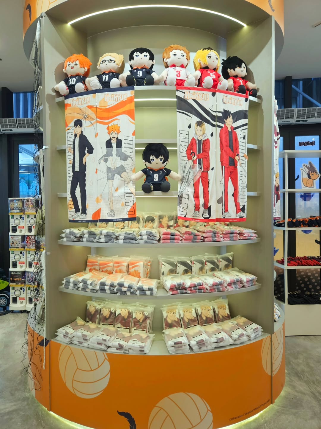 haikyuu anime cafe merch