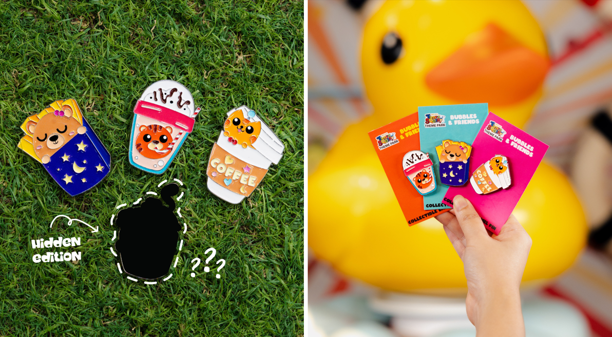 berjaya times square theme park - pins