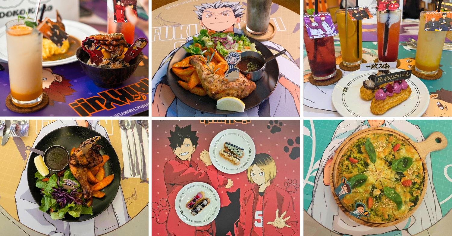 haikyuu anime cafe