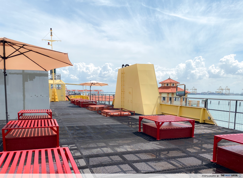 Penang Ferry Museum - upper deck viewing area