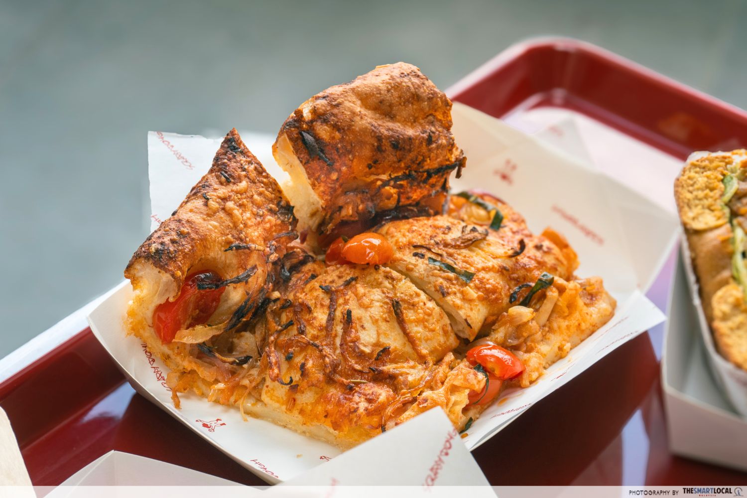 scrappy dough sungai besi kl - Tomyam Mushroom Focaccia