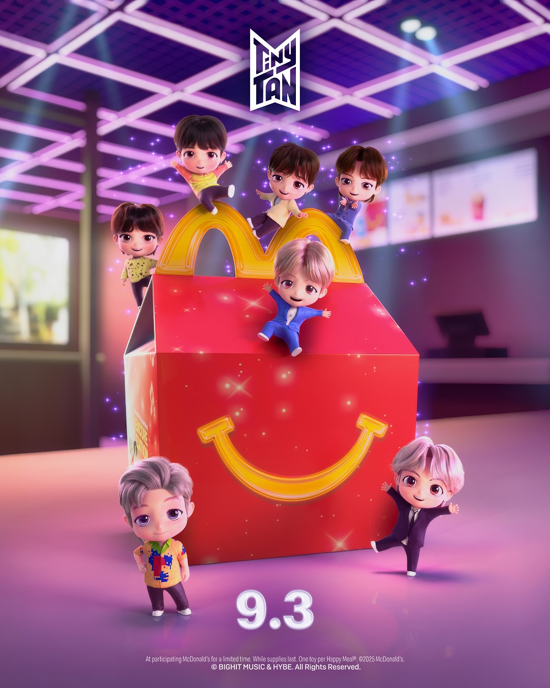 tinytan happy meal mcdonald's - launch