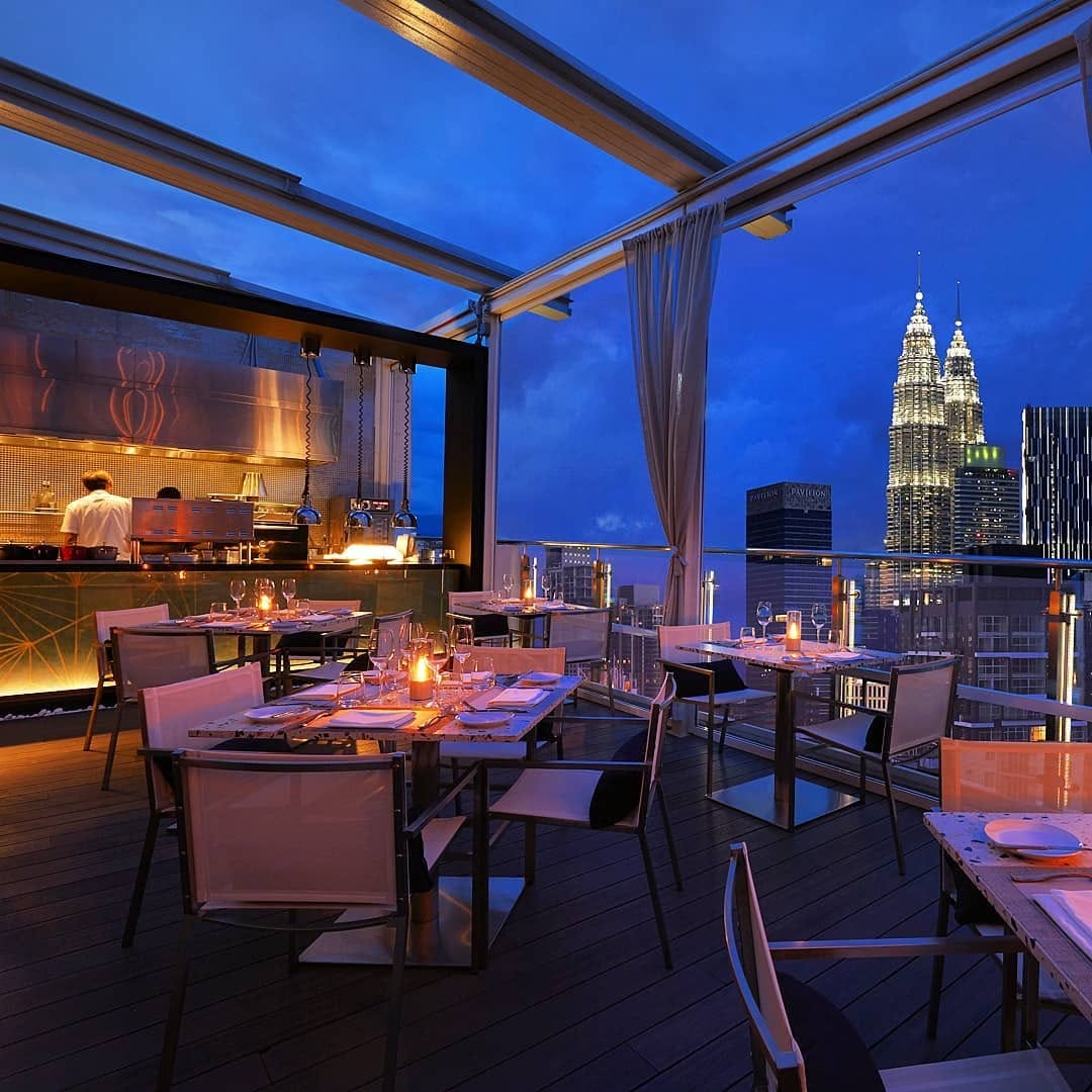 Cielo wine - Best rooftop bars in KL