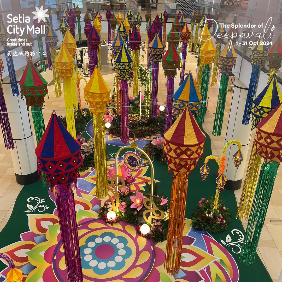 Setia City Mall - Deepavali mall displays in Klang Valley