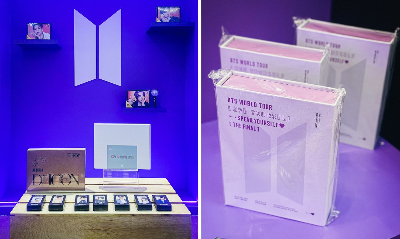 BTS Pop-up: Through The Times in KL - albums