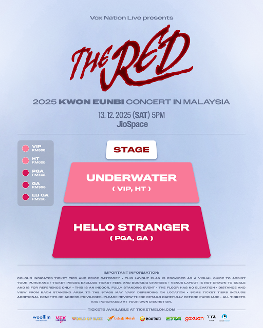 kwon eunbi malaysia - seat map
