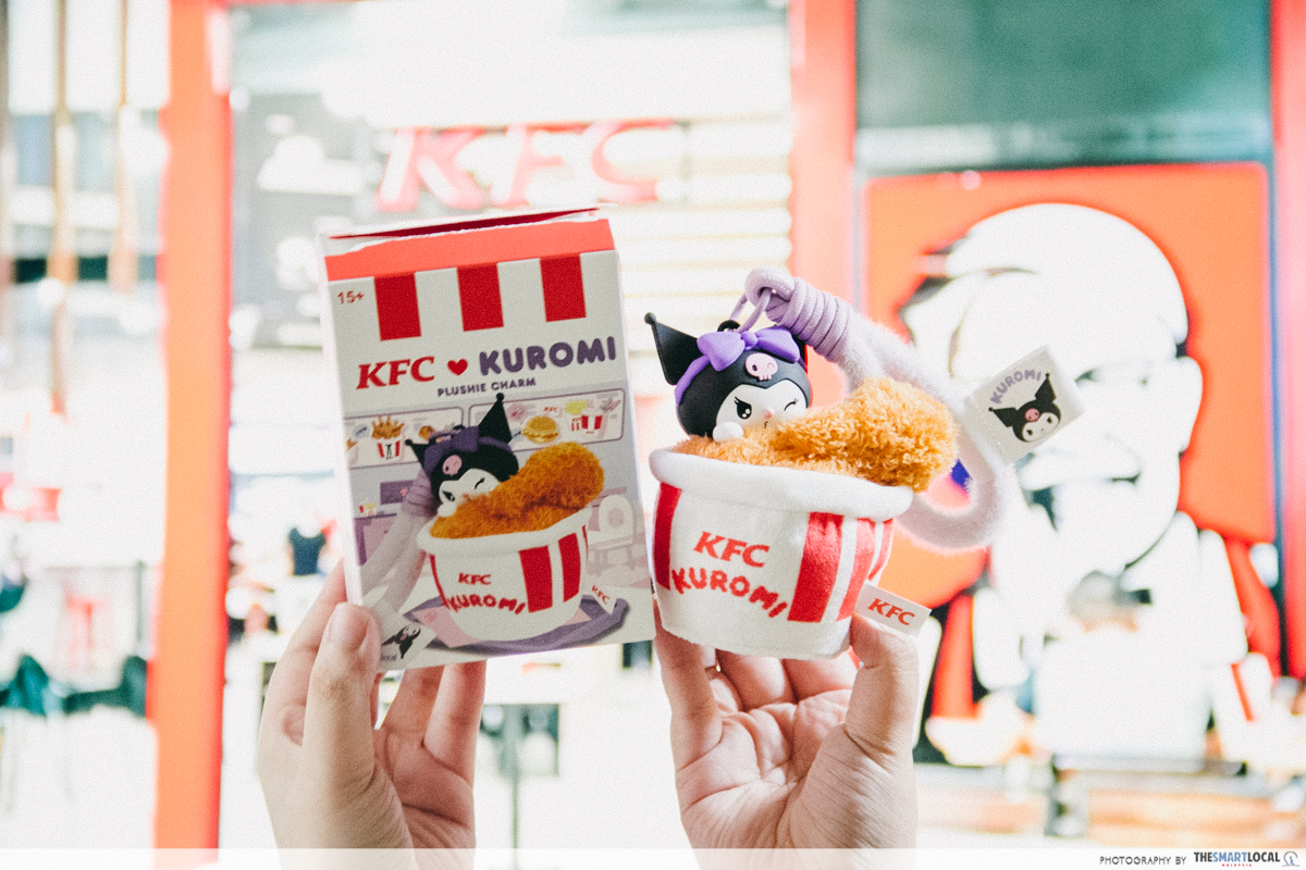 kfc malaysia x kuromi plushie charm - blind box