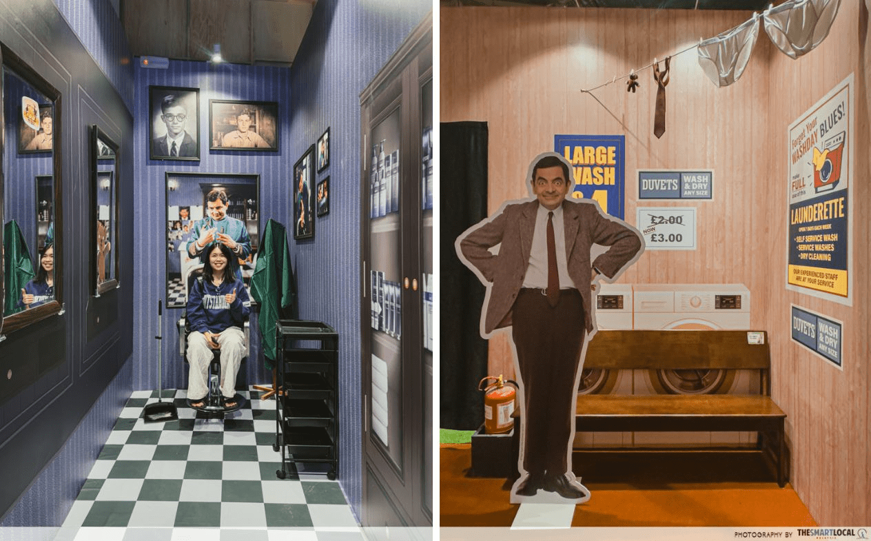 Mr Bean Experience - barber & laundromat 