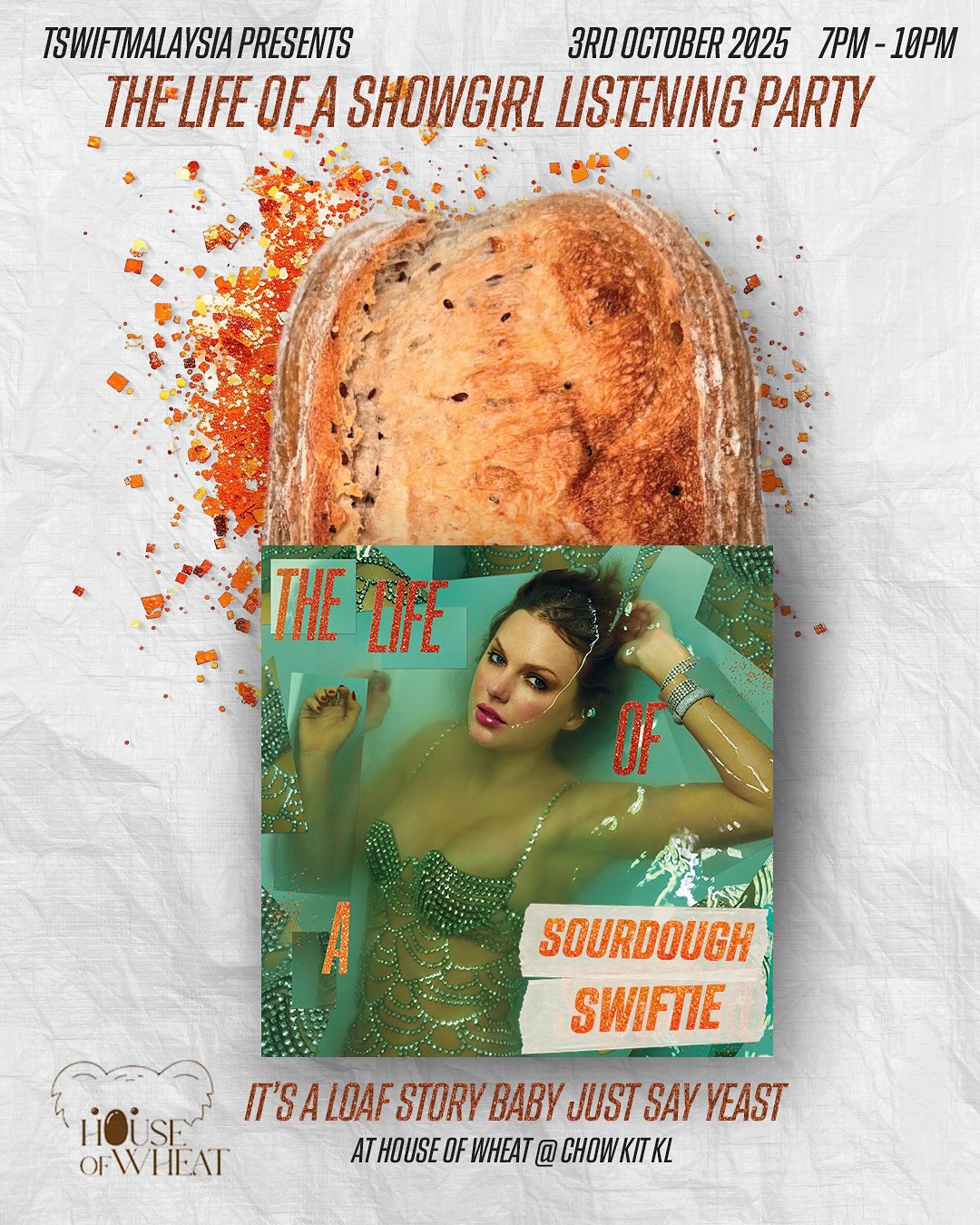 house of wheat - taylor swift listening party