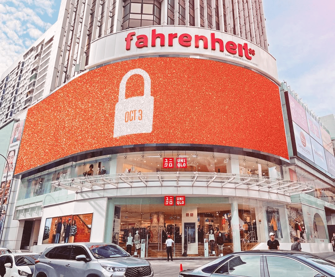 fahrenheit 88 - billboard takeover