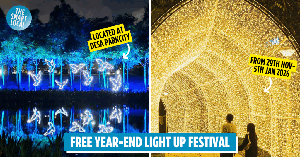 There’s A Free Year-End Light Up Festival In Desa ParkCity With Thousands Of LED Lights To Sleigh The Holidays