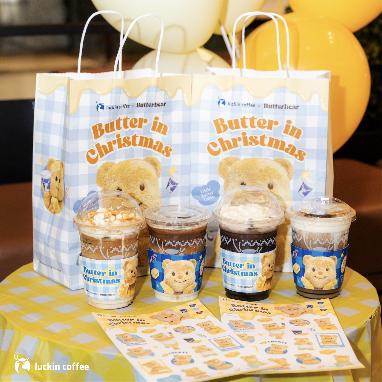 luckin coffee malaysia x butterbear - drinks